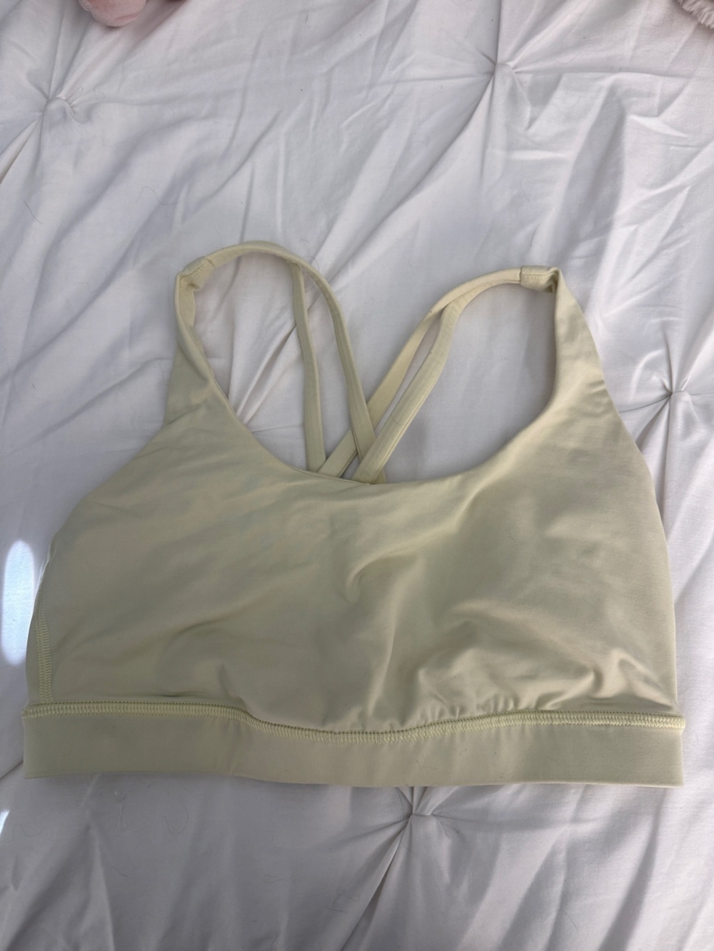 lululemon athletica Light Cream Strappy Bralette